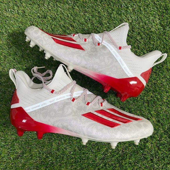 Adidas Adizero Reign Young King Football Cleats Red FU6708 Men\'s Size NEW main image 12